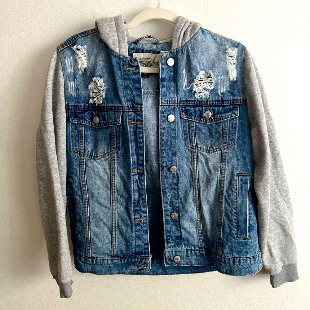 Ashley Vintage Charm Jean jacket - hoodie.